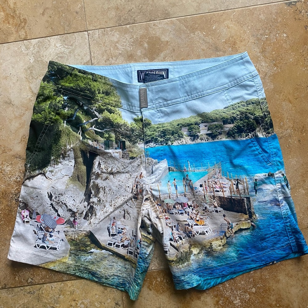 Vilebrequin Massimo Vitali collab board shorts rare